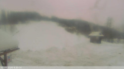 Dolní část sjezdovky