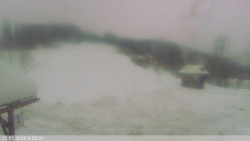 Dolní část sjezdovky