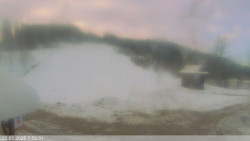 Dolní část sjezdovky