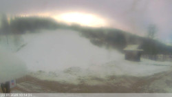 Dolní část sjezdovky