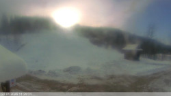 Dolní část sjezdovky