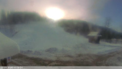 Dolní část sjezdovky