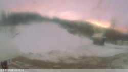 Dolní část sjezdovky