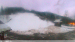 Dolní část sjezdovky