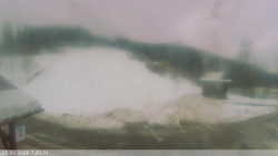 Dolní část sjezdovky