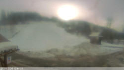 Dolní část sjezdovky