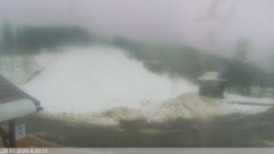 Dolní část sjezdovky