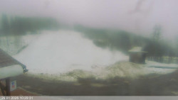 Dolní část sjezdovky