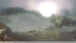 Dolní část sjezdovky