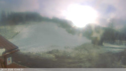 Dolní část sjezdovky