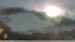 Dolní část sjezdovky