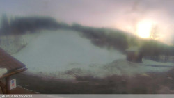 Dolní část sjezdovky