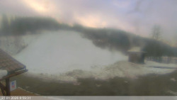 Dolní část sjezdovky