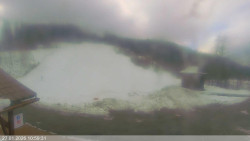 Dolní část sjezdovky