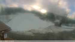 Dolní část sjezdovky