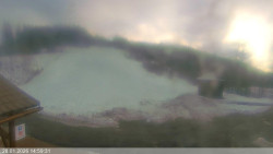 Dolní část sjezdovky