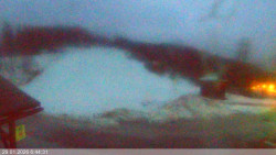 Dolní část sjezdovky