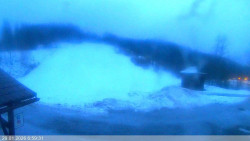 Dolní část sjezdovky