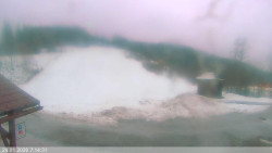 Dolní část sjezdovky