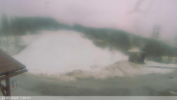 Dolní část sjezdovky