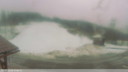 Dolní část sjezdovky