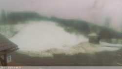 Dolní část sjezdovky