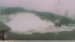 Dolní část sjezdovky