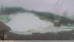 Dolní část sjezdovky