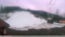 Dolní část sjezdovky