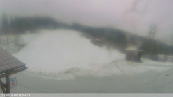 Dolní část sjezdovky