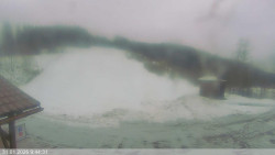 Dolní část sjezdovky