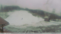 Dolní část sjezdovky