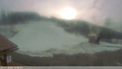 Dolní část sjezdovky