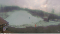 Dolní část sjezdovky