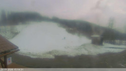 Dolní část sjezdovky