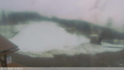 Dolní část sjezdovky