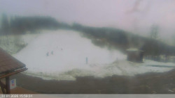 Dolní část sjezdovky