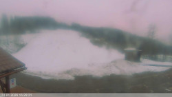 Dolní část sjezdovky