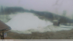 Dolní část sjezdovky