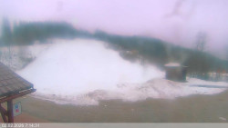 Dolní část sjezdovky