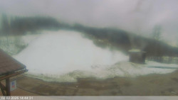 Dolní část sjezdovky