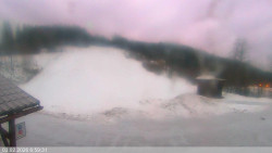 Dolní část sjezdovky