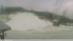 Dolní část sjezdovky