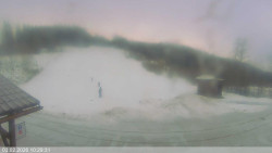 Dolní část sjezdovky