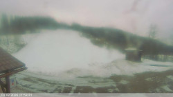 Dolní část sjezdovky