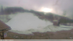 Dolní část sjezdovky