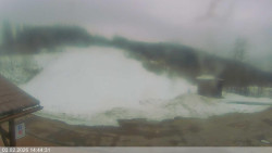 Dolní část sjezdovky