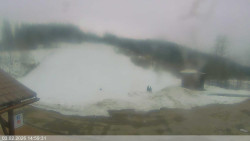 Dolní část sjezdovky