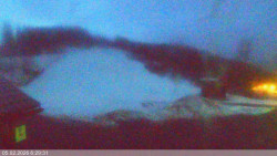 Dolní část sjezdovky