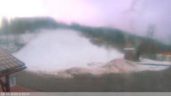 Dolní část sjezdovky